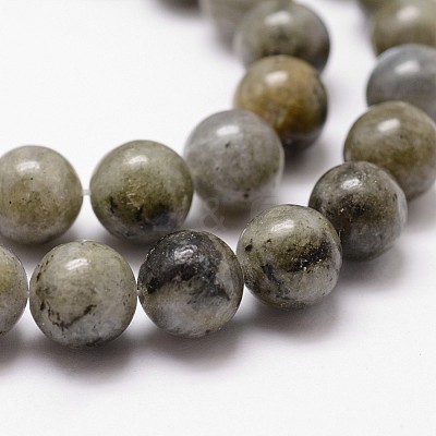 Natural Labradorite Bead Strands G-D840-64-12mm-1