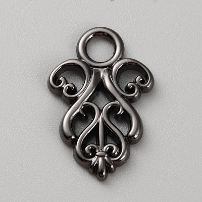 Alloy Snap Lock Clasps Findings FIND-WH0419-08B-1