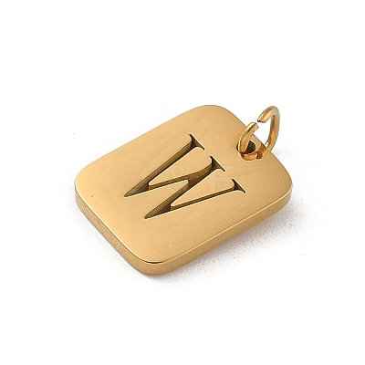 304 Stainless Steel Charms STAS-R001-01G-W-1