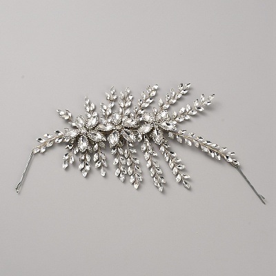 Alloy Rhinestone Hair Bobby Pins Sets OHAR-WH0014-25S-1