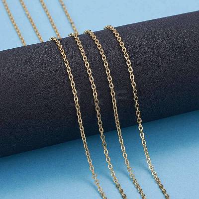 3.28 Feet Ion Plating(IP) 304 Stainless Steel Cable Chains X-CHS-H007-55G-1
