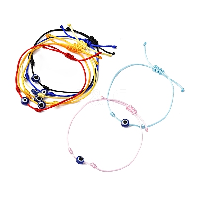 8Pcs Nylon Thread Bracelets BJEW-FS00019-1