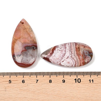 Natural Mexican Agate Pendants X-G-K381-07-1