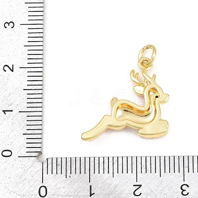 Brass Micro Pave Cubic Zirconia Pendants KK-F938-41G-02D-1
