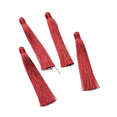 Nylon Tassels Big Pendant Decorations HJEW-G010-B02-1