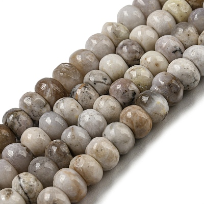 Natural Bamboo Leaf Agate Beads Strands G-H305-A02-01-1