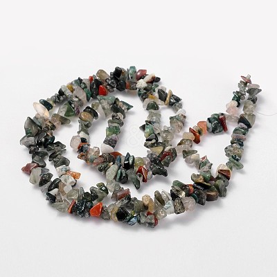 Natural Indian Agate Beads Strands F066-1