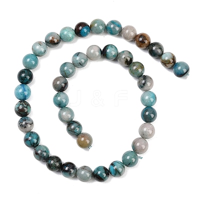 Natural Chrysocolla Beads Strands G-K405-B01-12mm-1