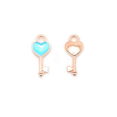 Alloy Enamel Pendants ENAM-TAC0005-05KCG-1