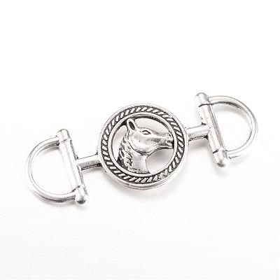 Tibetan Style Alloy Links connectors TIBE-Q064-01AS-NR-1