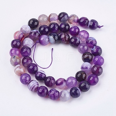 Natural Madagascar Agate Beads Strands X-G-N213B-61-1
