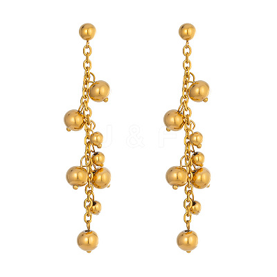 Women's 304 Stainless Steel Dangle Earrings JU0194-1