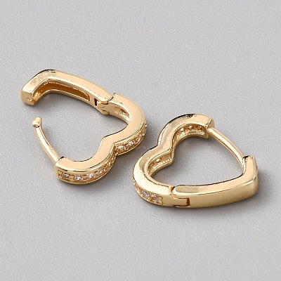 Brass Hoop Earrings EJEW-WH0023-13G-1
