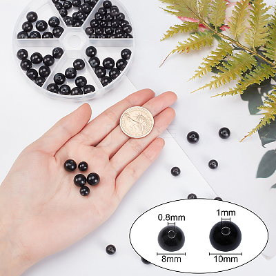 88Pcs 2Strands 2 Style Cat Eye Beads G-BC0001-13-1