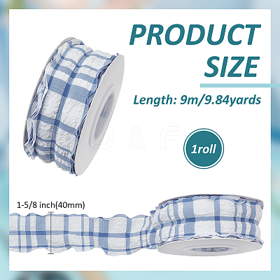 Polyester Ribbons SRIB-WH0011-354F-1