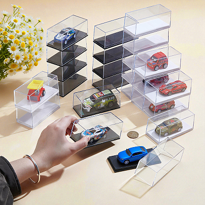36 Bags 2 Styles Transparent Acrylic Toys Action Figures Display Boxes ODIS-WA0001-14-1