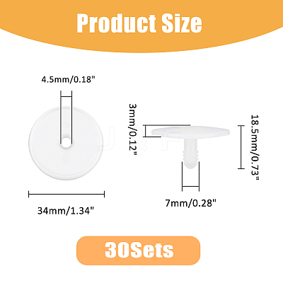 Plastic Doll Joints DOLL-DC0001-01C-1