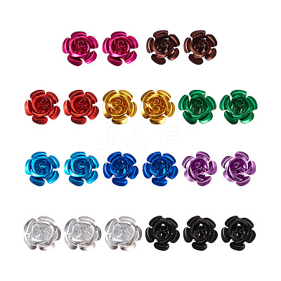 300pcs 10 colors Aluminum Cabochons MRMJ-FW0001-02-1