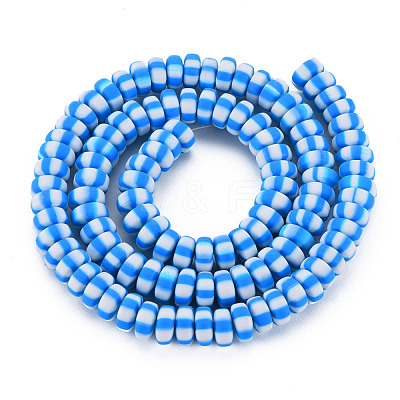 Handmade Polymer Clay Beads Strands CLAY-N008-042G-1
