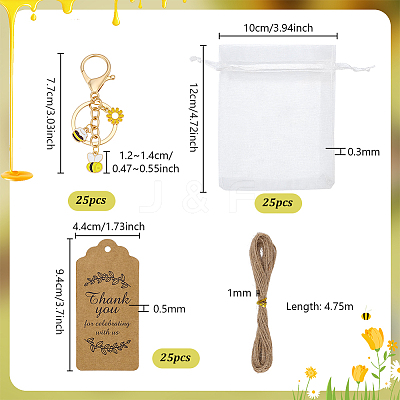 Alloy Enamel Keychains KEYC-PH01633-1