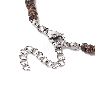 Summer Beach Synthetic Turquoise Starfish & Natural Cowrie Shell Pendant Necklaces NJEW-JN05207-1