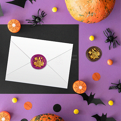 Halloween Wax Seal Stamp Set AJEW-WH0208-1320-1