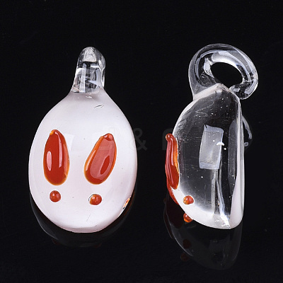 Handmade Lampwork Pendants LAMP-N021-002-1