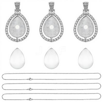 DIY Necklace Making Kits DIY-SP0006-89D-1