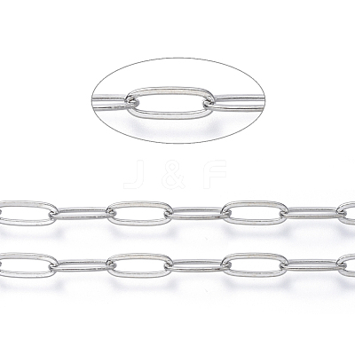 Brass Paperclip Chains X-CHC-S008-001B-P-1