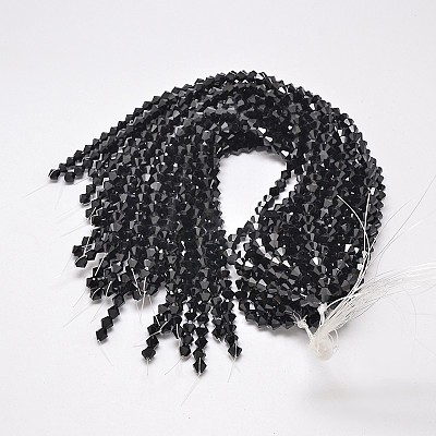 Opaque Solid Color Imitation Jade Glass Beads Strands EGLA-A039-P6mm-D17-1