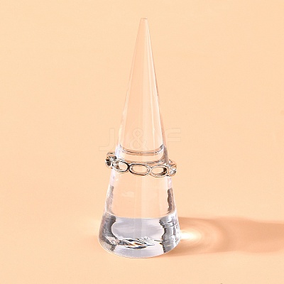 Acrylic Organic Glass Ring Displays RDIS-G005-04C-1