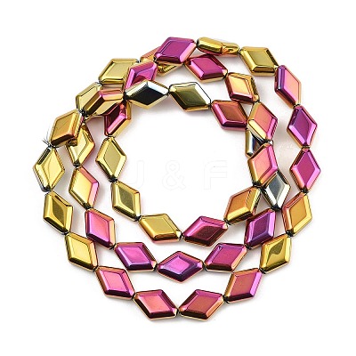 Electroplate Glass Beads Strands EGLA-B010-01A-FP01-1