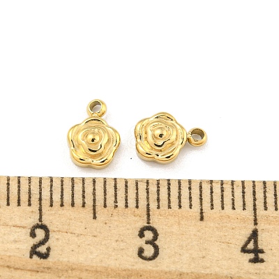 Ion Plating(IP) 304 Stainless Steel Charms STAS-A096-01G-1