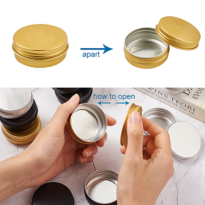 Round Aluminium Tin Cans CON-BT0001-01-1