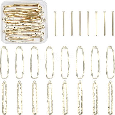 24Pcs 3 Style Alloy Big Pendants FIND-CA0002-87-1