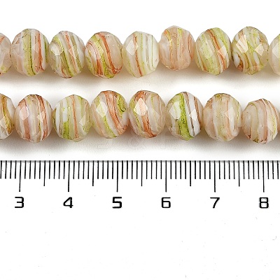 Handmade Lampwork Beads Strands LAMP-T007-13J-1