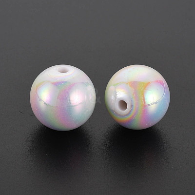 Opaque Acrylic Beads MACR-S370-18mm-01-1