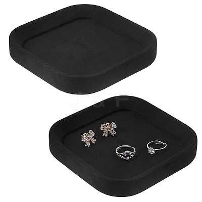 Velvet Jewelry Display Trays for Earrings Rings Bracelets Necklaces ODIS-WH0079-106A-1