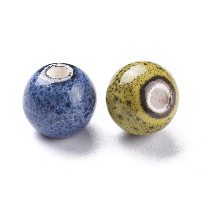 Handmade Fancy Antique Glazed Porcelain Beads X-PORC-R403-M2-1