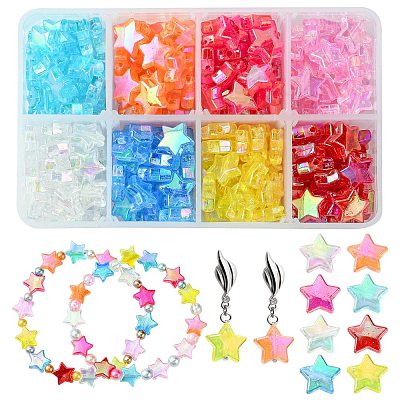 Eco-Friendly Transparent Acrylic Beads MACR-CJ0001-02-1