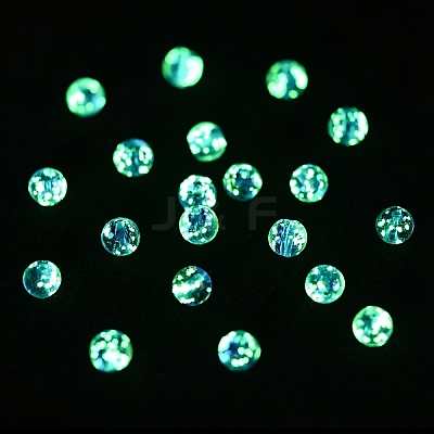 20Pcs Handmade Luminous Lampwork Beads LAMP-YW0001-21-1