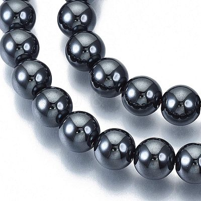 Non-magnetic Synthetic Hematite Beads Strands G-OC0001-46-1