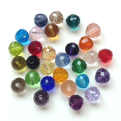 Imitation Austrian Crystal Beads SWAR-F067-10mm-M-1