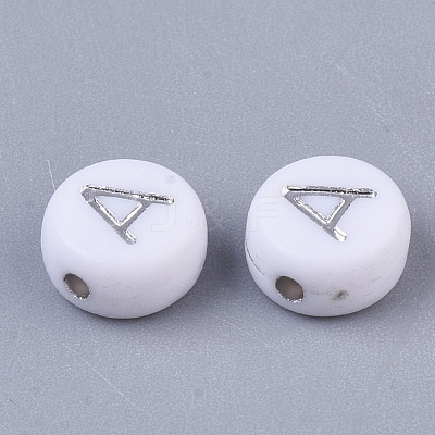 Plating Acrylic Beads X-PACR-R243-04A-1