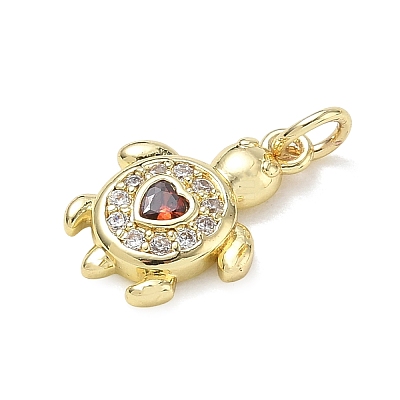 Brass with Rhinestone Pendants RB-CBA6830-18G-05-1