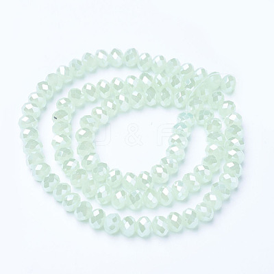 Electroplate Glass Beads Strands EGLA-A034-J10mm-B03-1