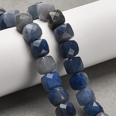 Natural Blue Aventurine(Dyed & Heated) Beads Strands G-H078-C22-01-1
