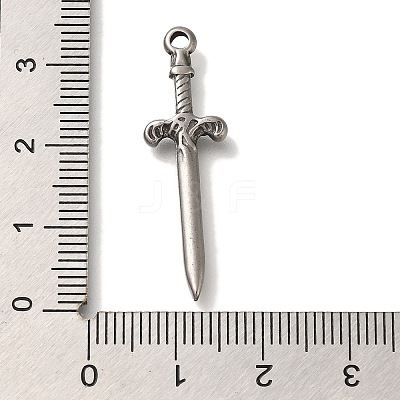 304 Stainless Steel Pendants STAS-H223-17AS-03-1