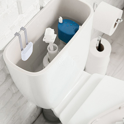 Stainless Steel & ABS Plastic Toilet Tank Cleaning Tablet Holder AJEW-WH0817-026-1