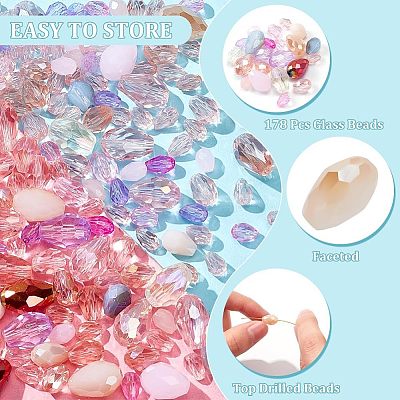 178Pcs Glass Beads GLAA-NB0001-69A-1